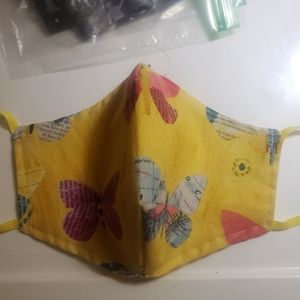 Butterfly pattern Handmade Face Mask